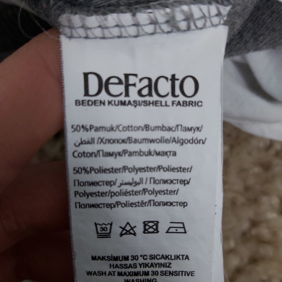 Defacto gray officewear sweater - Picture 3 of 7